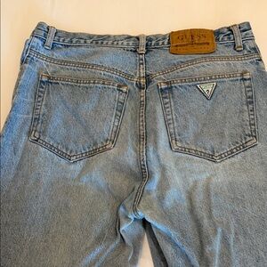 GUESS Men's Denim Blue Relaxed Jeans